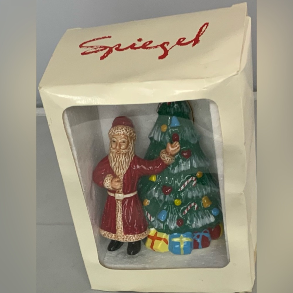 Vintage Santa Christmas Ornament 1987 Spiegel #7820
